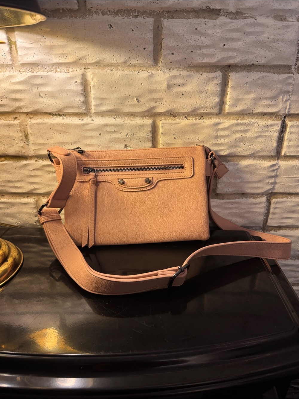 Faux Leather City Crossbody